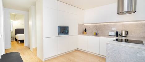 Apartment, 3 Schlafzimmer, Nichtraucher | Eigene Küche | Großer Kühlschrank, Ofen, Herdplatte, Toaster