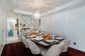 Appartement, 3 chambres, non-fumeurs | Salle à manger