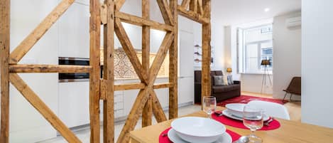 Apartment, 1 Bedroom, Non Smoking (Pombalino) | Private kitchen | Fridge, stovetop, electric kettle, toaster