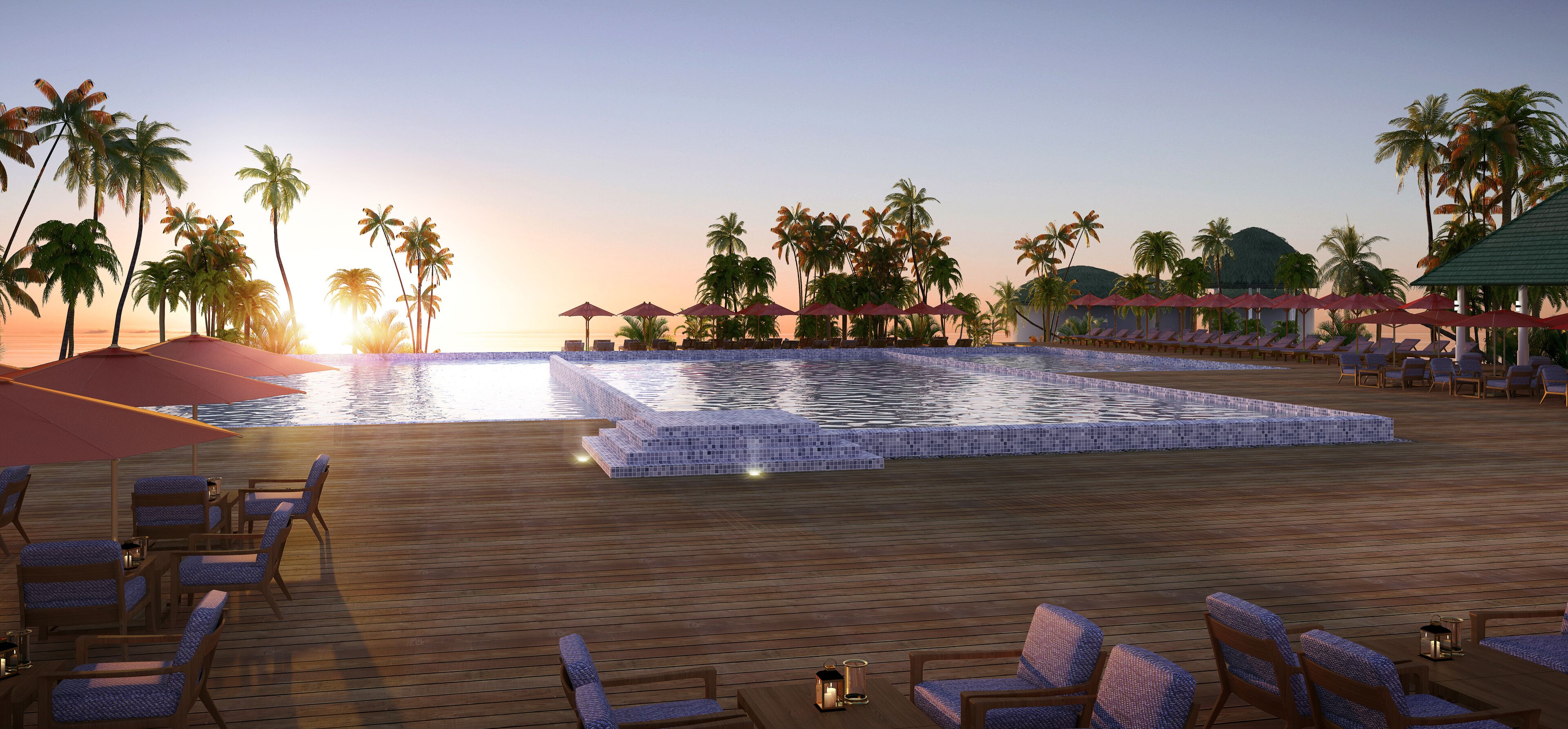 Indoor pool, outdoor pool