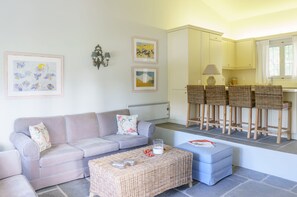 Villa, 3 Bedrooms | Living room | Flat-screen TV, fireplace - halu! Private Chic Villa w Pool (Kassandra)