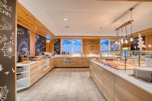 Daily buffet breakfast (EUR 17 per person)