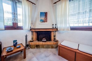 Fireplace - Villa Athena by halu! Villas (Kassandra)