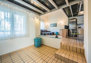 Villa, 2 Bedrooms, Garden View | Living area | Smart TV, Netflix, streaming services - Villa Phaedra by halu! Villas (Kassandra)
