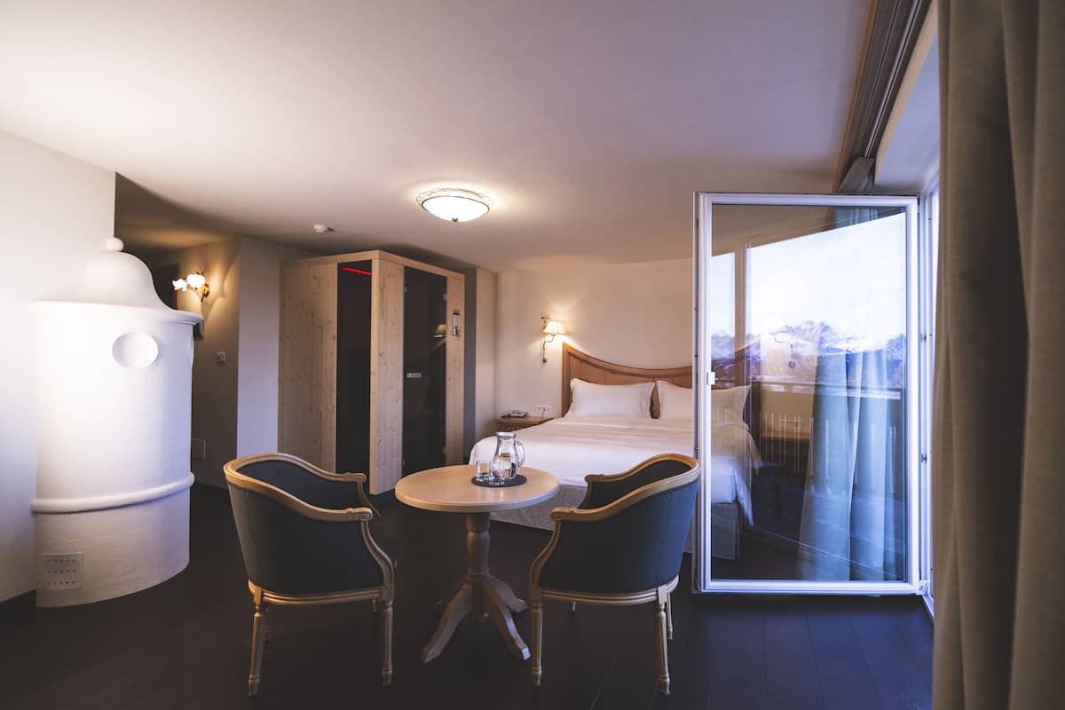 Suite Junior, sauna (Wellness) | 1 kamar tidur, Wi-Fi gratis, dan seprai linen