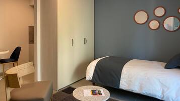 Studio | Kedap suara, Wi-Fi gratis, dan seprai linen