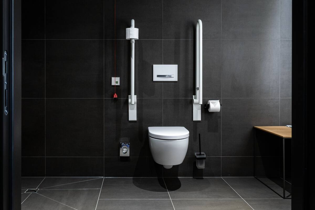 shower, hair dryer, bathrobes, slippers