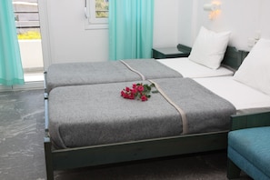 1 bedroom, free cots/infant beds, free WiFi, bed sheets