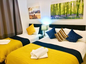 2 soverom, strykejern/-brett, wi-fi (inkludert) og sengetøy