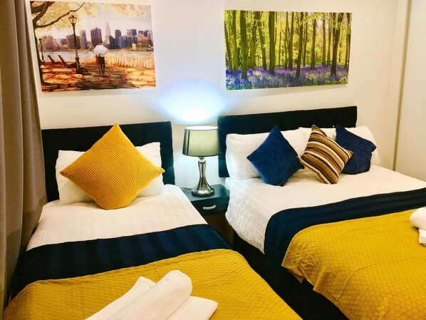 2 Schlafzimmer, Bügeleisen/Bügelbrett, kostenloses WLAN, Bettwäsche