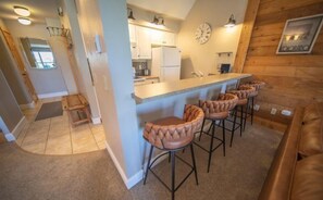 Condo (100-1_Lakeside_Village) | Living room | Flat-screen TV - 1 Bedroom Mountain Condo in Lakeside Village Near Keystone Lake with Complimentary Shuttle Service (Keystone)