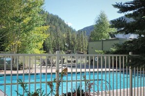 Indoor pool, outdoor pool
