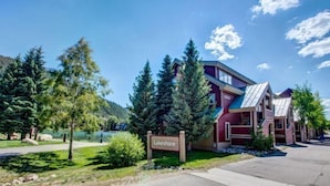 A modern building with a sign reading "Lakeshore."