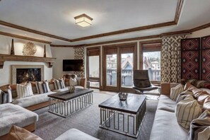 Condo (Vail Arrabelle 4 Bedroom) | Living room | Flat-screen TV - Platinum 4 Bedroom Vacation Rental in the Heart of Vail (Vail)