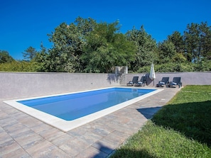 Outdoor pool - Comfortable Holiday Home With Private Pool in Labin (Sveta Nedelja)