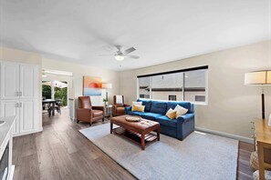 TV, fireplace, video games, DVD player