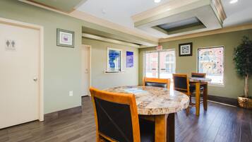 Sitteområde i lobbyen