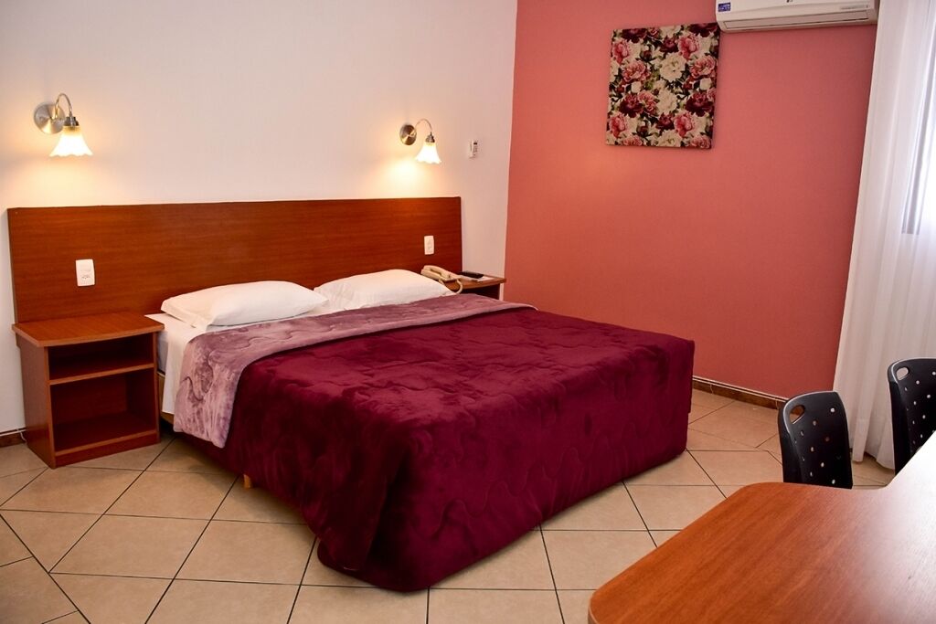 hypo-allergenic bedding, desk, laptop workspace, free wifi