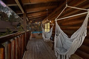 Utendørs boblebad