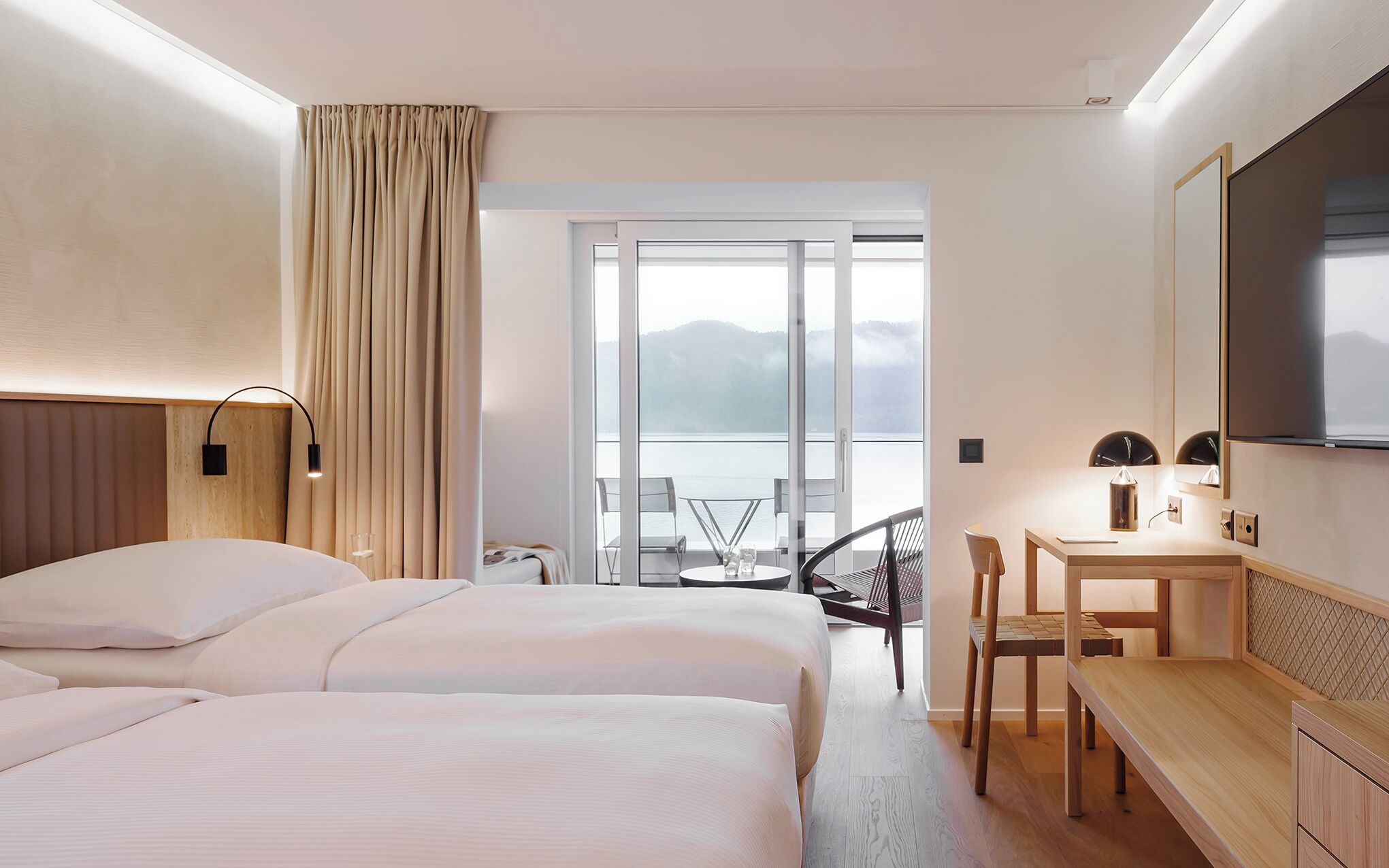 Chambre Double Supérieure, vue lac