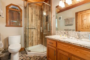 Bathroom - Creekside Cabin on St. Bernard by Tahoe Mountain Properties (Truckee)