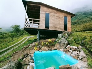 Luxury Cabin, 1 Queen Bed, Hot Tub, Mountain View | Private spa tub - Reserva Tororoi (Copacabana)