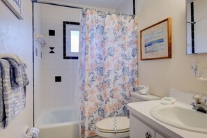 Sèche-cheveux, serviettes fournies