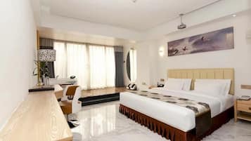 Minibar, desk, blackout curtains, free WiFi
