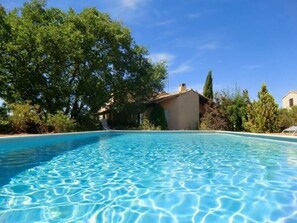 Pool - House "La Chesnaie" with private swimming pool (Rians)