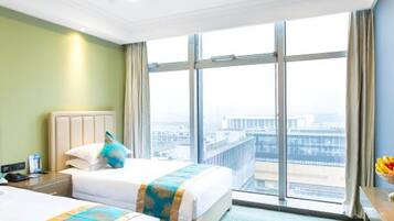 Superior Twin kamer, niet-roken | 1 slaapkamer, luxe beddengoed, verduisterende gordijnen, gratis wifi