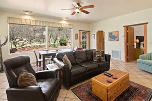 TV, DVD player, offices