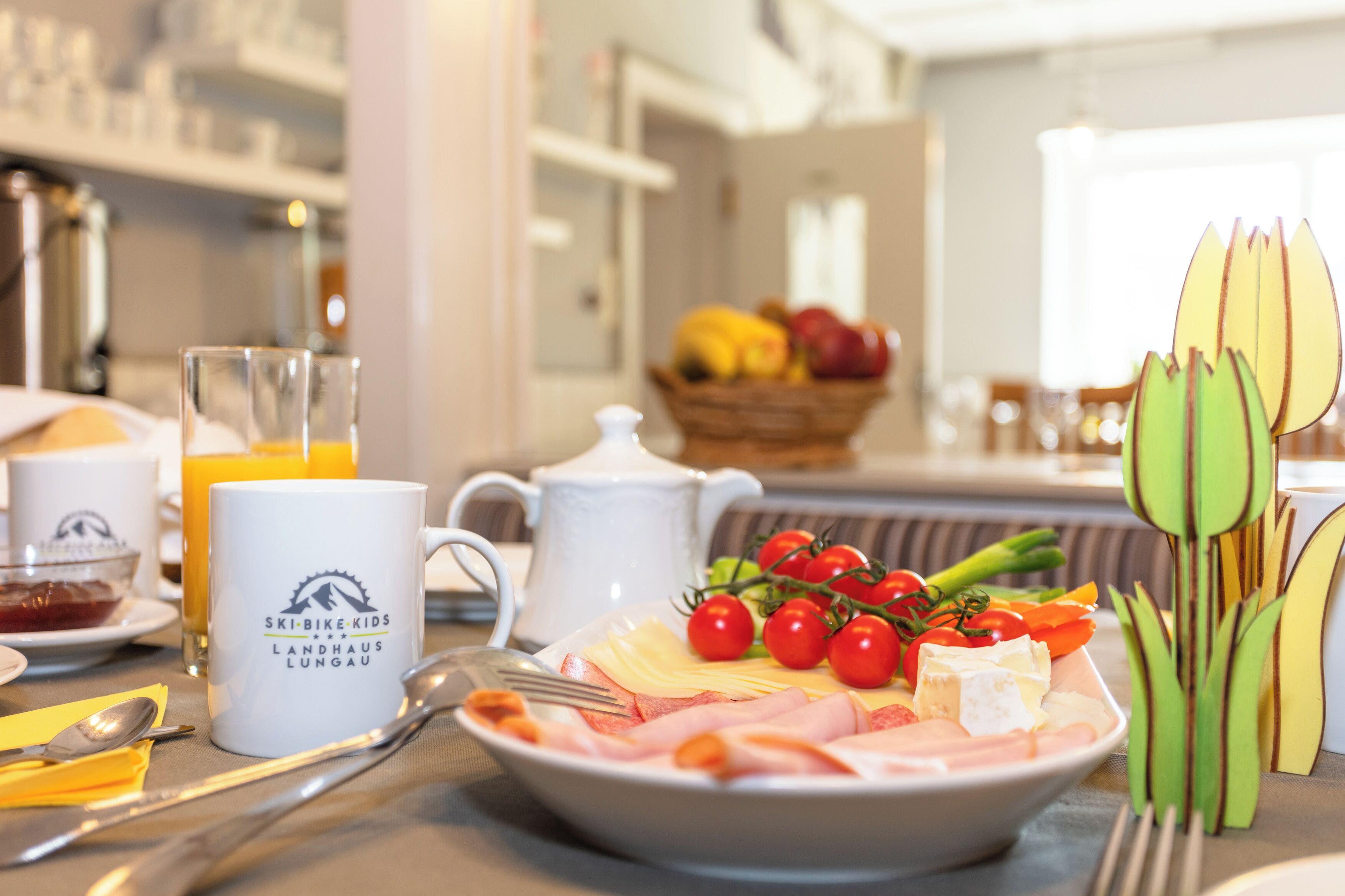 Daily buffet breakfast (EUR 10 per person)