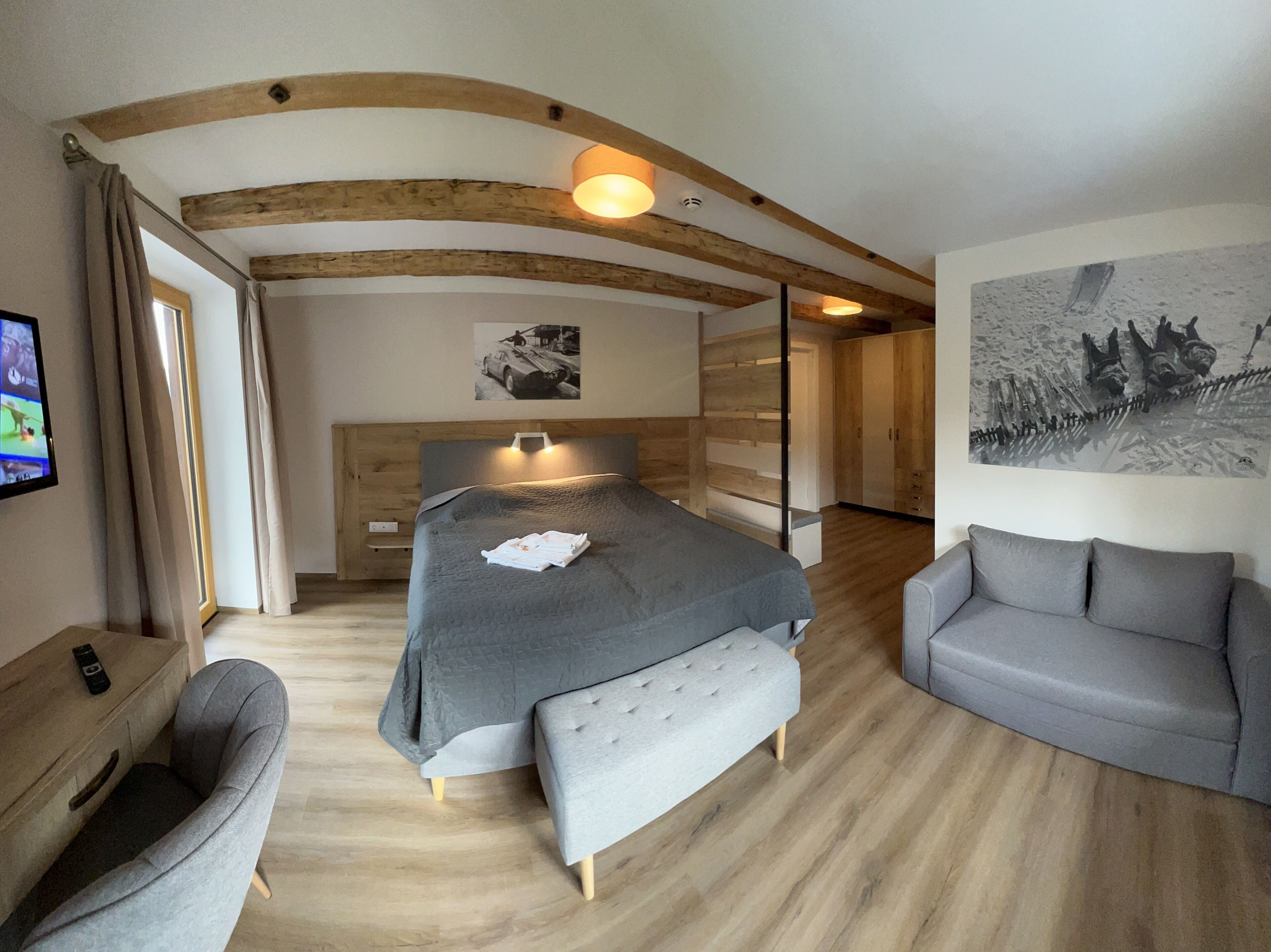 Comfort-Doppel- oder -Zweibettzimmer, 1 Schlafzimmer, Nichtraucher, Bergblick