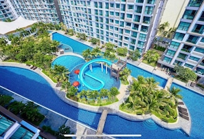 Pool - Jomtien Dusit Park Family Holiday Apartment (Pattaya)