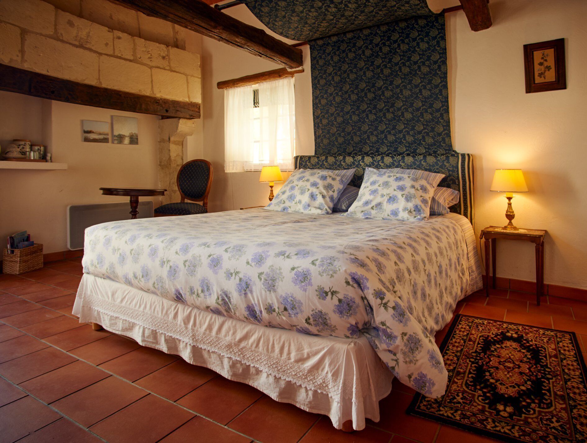 舒適雙人房, 獨立浴室, 花園景觀 (Chambre Aliénor) | 1 間臥室、免費無線上網、床單