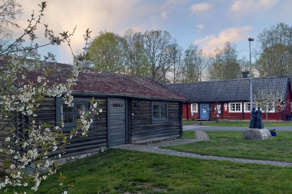 Hytte (Guldgrävarstugan) | Strygejern/strygebræt, baby-/barnesenge (tillægsgebyr), gratis Wi-Fi