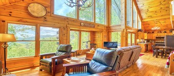 🏔 Awesome View Cabin – Stunning Views - Hot Tub - Pet Friendly - Game Loft.