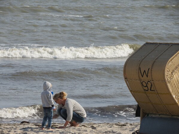 Tæt på stranden