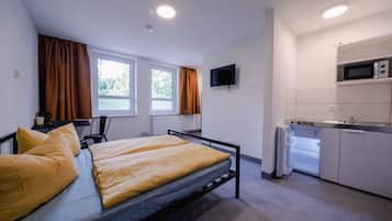 Eenvoudige studio, 1 queensize bed | Gratis wifi, beddengoed