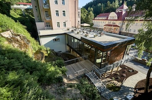 Terrace/patio - Hotel Astoria (Jachymov)