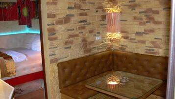 Apartment, Sauna | Living area | Smart TV