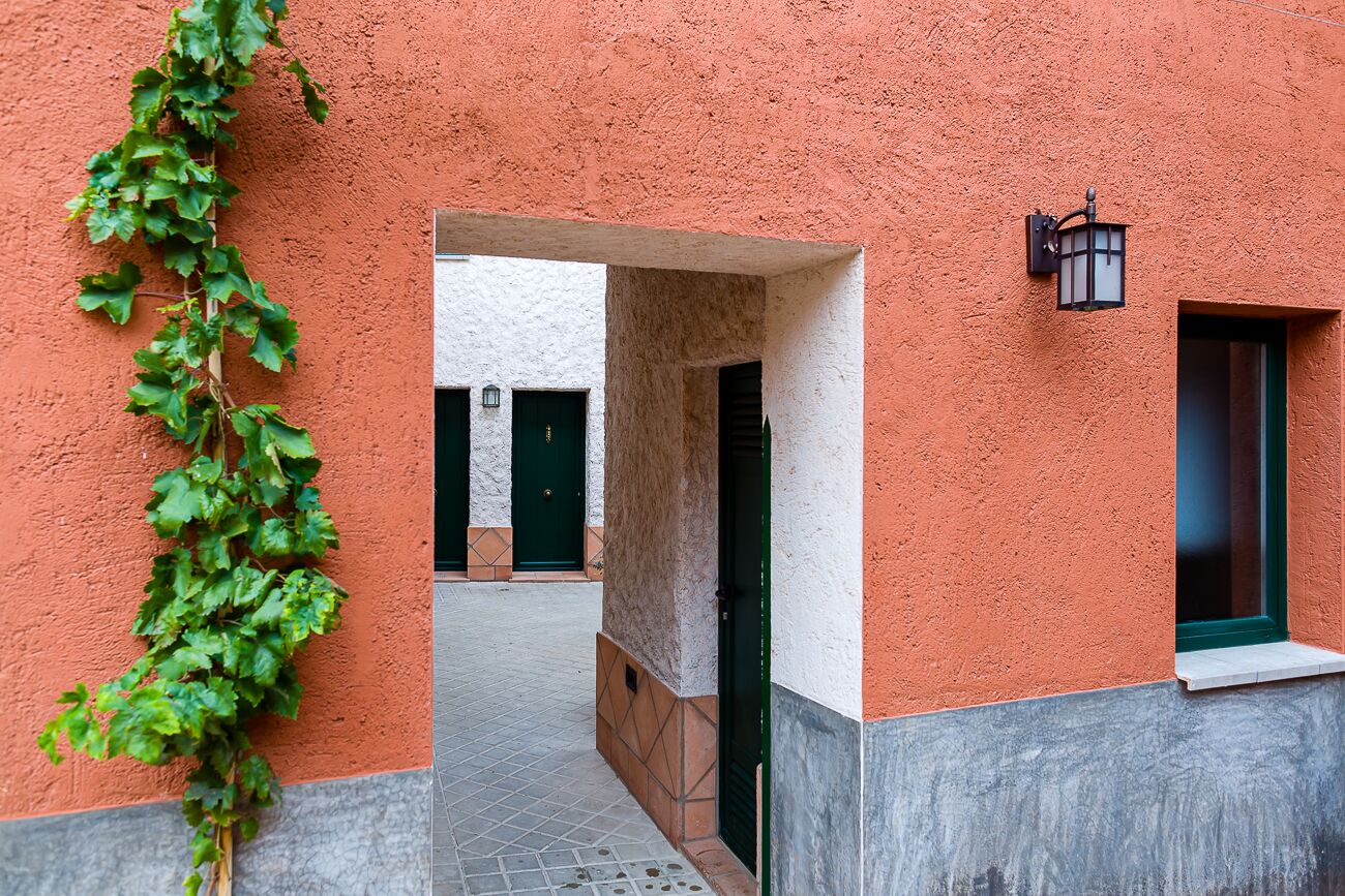 Entrada de la propiedad