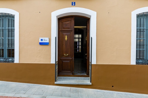 Entrada de la propiedad