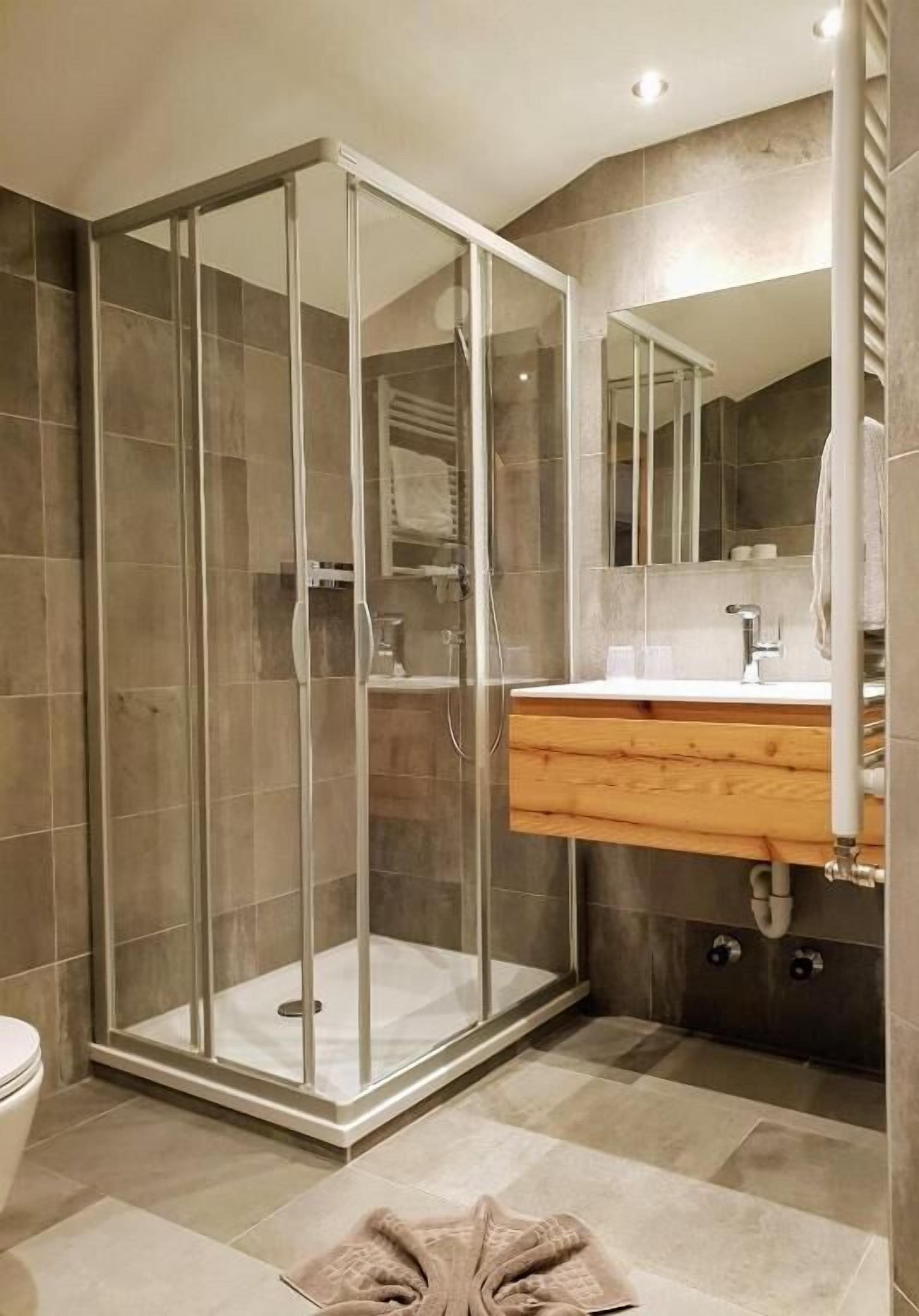 Free toiletries, hair dryer, towels, toilet paper