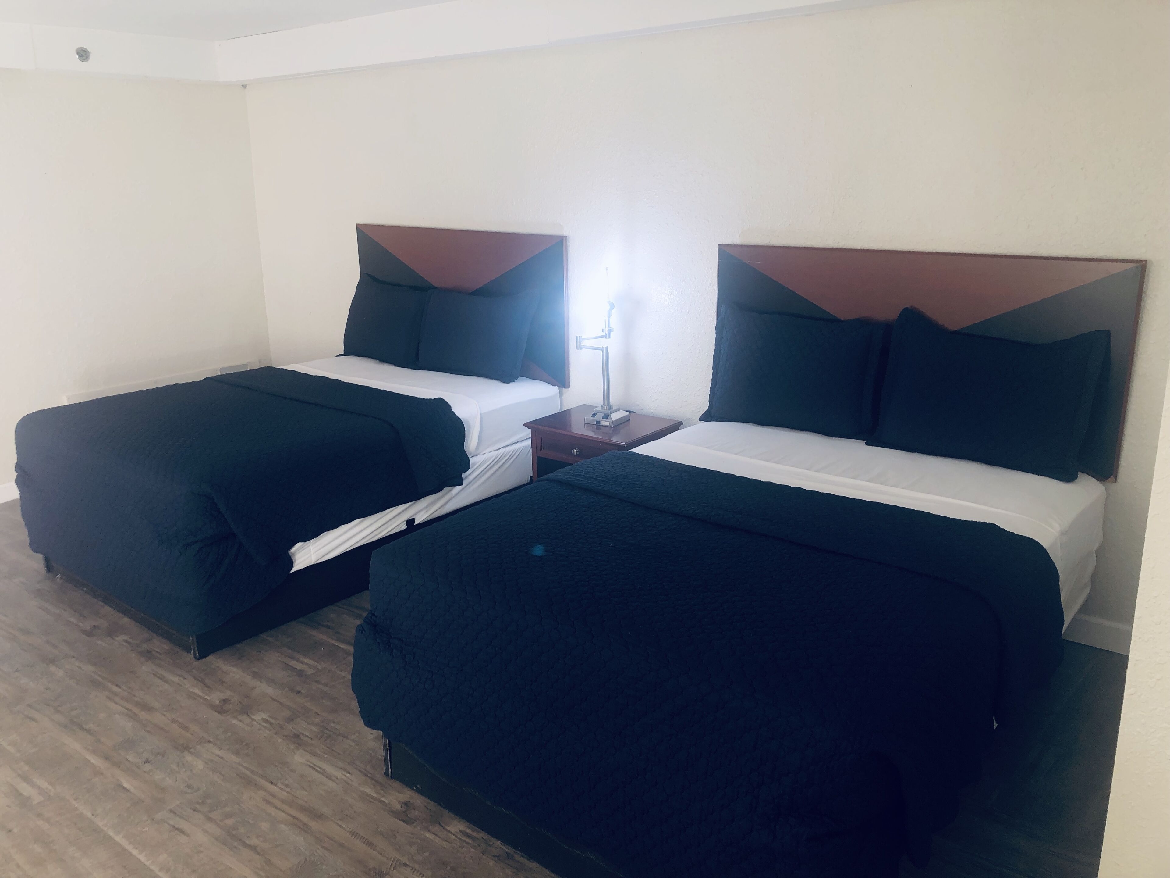 Premium bedding, down comforters, pillowtop beds, individually decorated