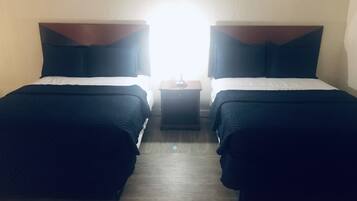 Premium bedding, down comforters, pillowtop beds, individually decorated