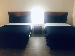 Premium bedding, down comforters, pillowtop beds, individually decorated