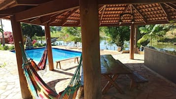 Indoor pool, outdoor pool