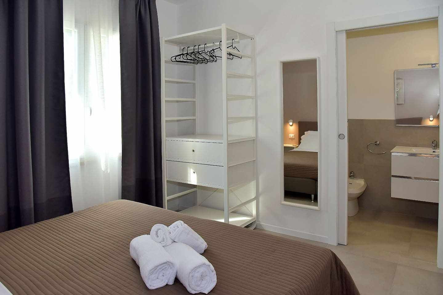 2 bedrooms, iron/ironing board, travel crib, WiFi