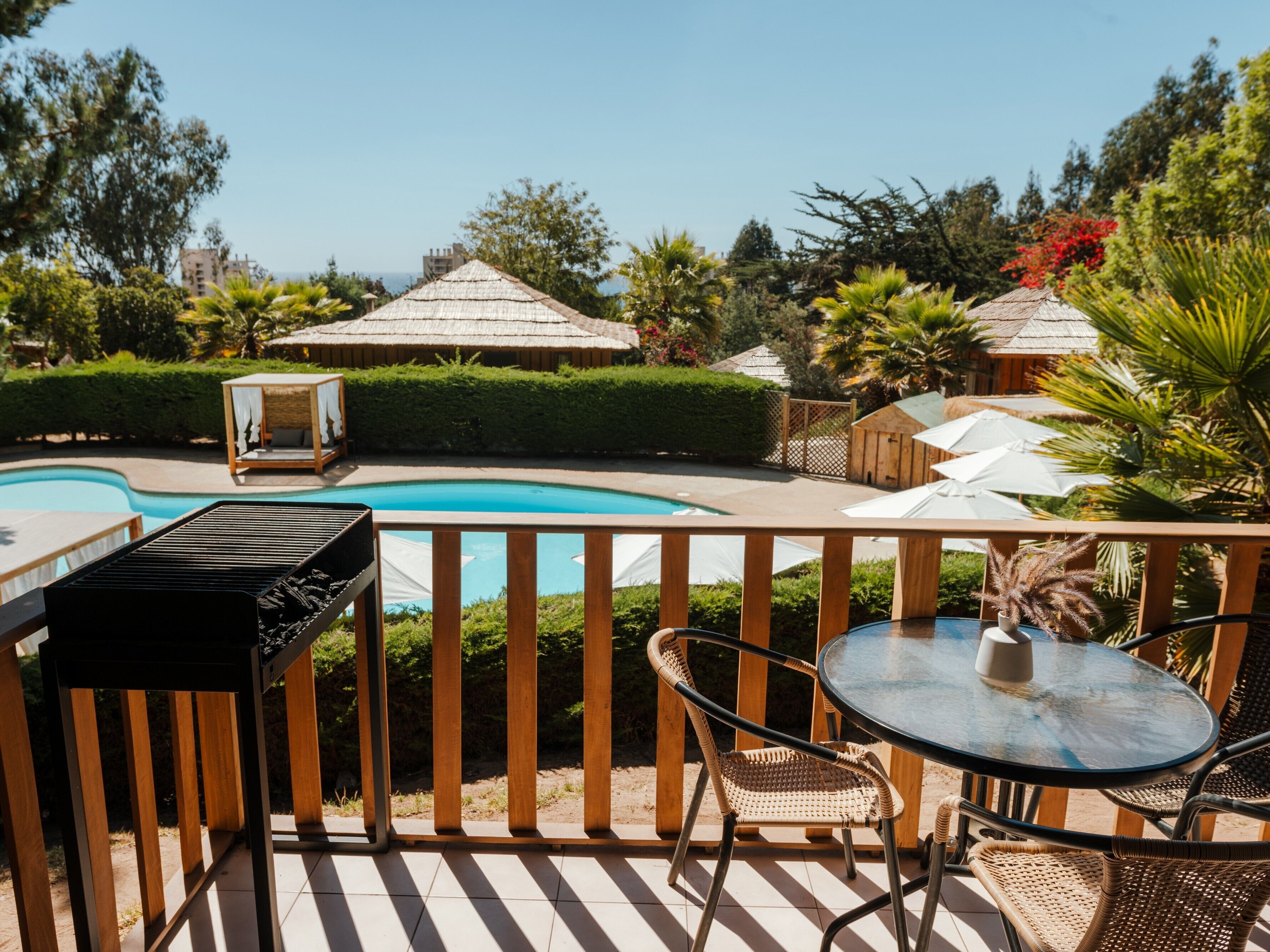 Bangalô família | Terraço/pátio